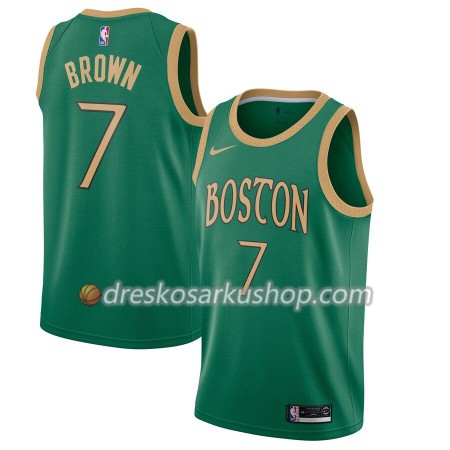 Muški NBA Dres Boston Celtics Jaylen Brown 7 Nike 2019-20 City Edition Swingman